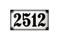 House Numbers placas esmaltadas