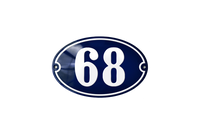 House Numbers placas esmaltadas