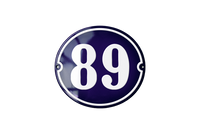 House Numbers placas esmaltadas