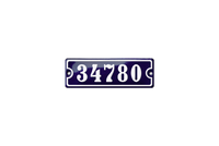 House Numbers placas esmaltadas