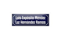 Name Plates placas esmaltadas
