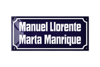 Name Plates placas esmaltadas