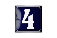 House Numbers placas esmaltadas
