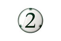 House Numbers placas esmaltadas