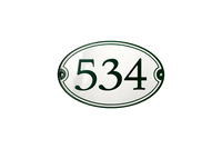 House Numbers placas esmaltadas