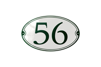 House Numbers placas esmaltadas
