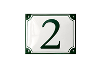 House Numbers placas esmaltadas