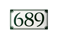 House Numbers placas esmaltadas