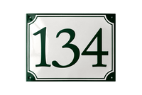 House Numbers placas esmaltadas