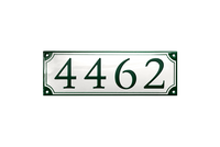 House Numbers placas esmaltadas