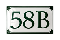 House Numbers placas esmaltadas