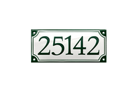 House Numbers placas esmaltadas
